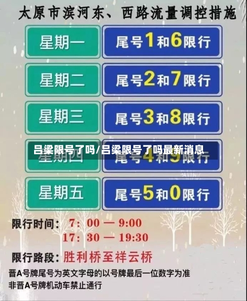 吕梁限号了吗/吕梁限号了吗最新消息