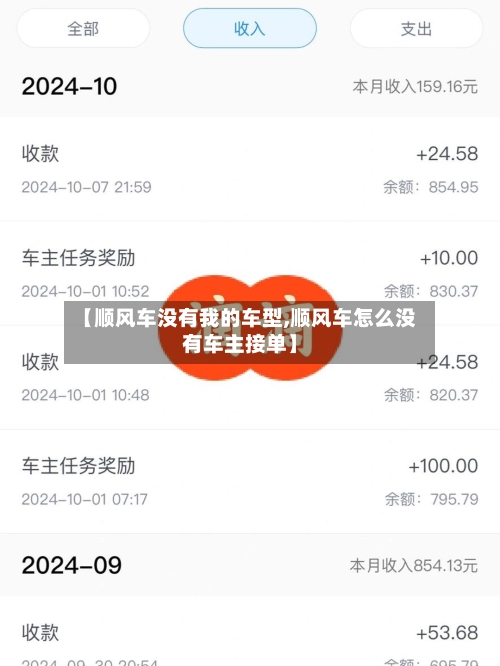 【顺风车没有我的车型,顺风车怎么没有车主接单】-第2张图片