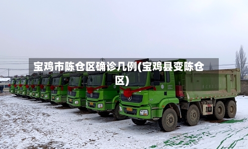 宝鸡市陈仓区确诊几例(宝鸡县变陈仓区)-第2张图片