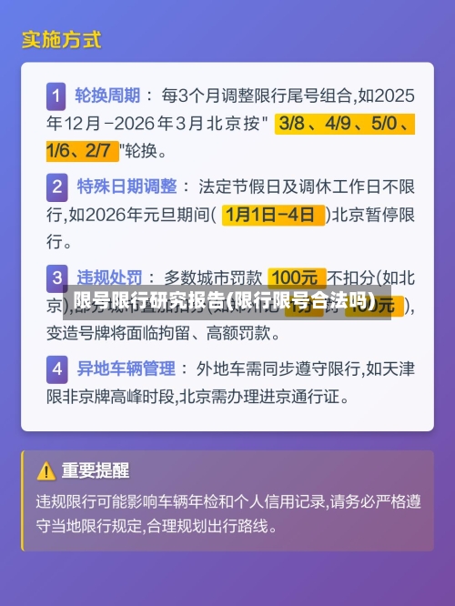 限号限行研究报告(限行限号合法吗)-第2张图片