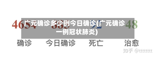 广元确诊多少例今日确诊(广元确诊一例冠状肺炎)