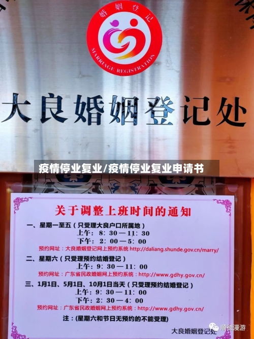 疫情停业复业/疫情停业复业申请书