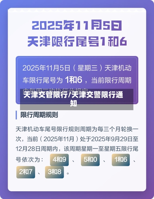天津交管限行/天津交警限行通知-第3张图片