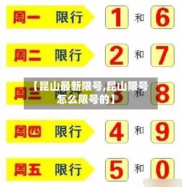 【昆山最新限号,昆山限号怎么限号的】-第3张图片