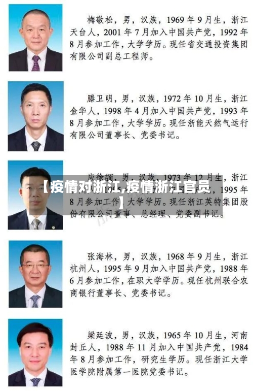 【疫情对浙江,疫情浙江官员】